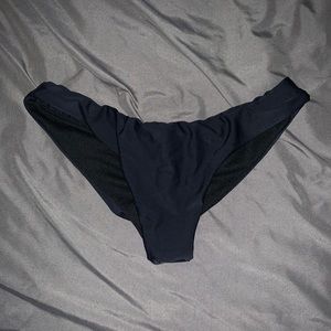 black bathing suit bottoms